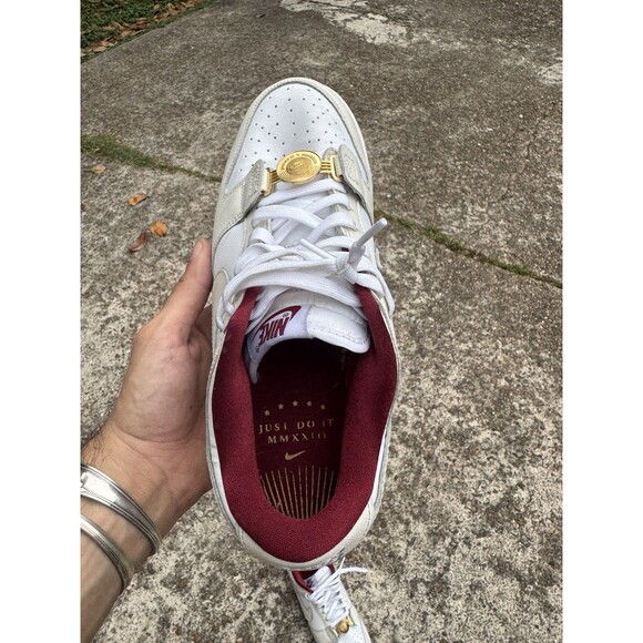 Nike Dunk Low SE Sisterhood White Phantom Team Red DV1160-100 Women 11 - Picture 3 of 14